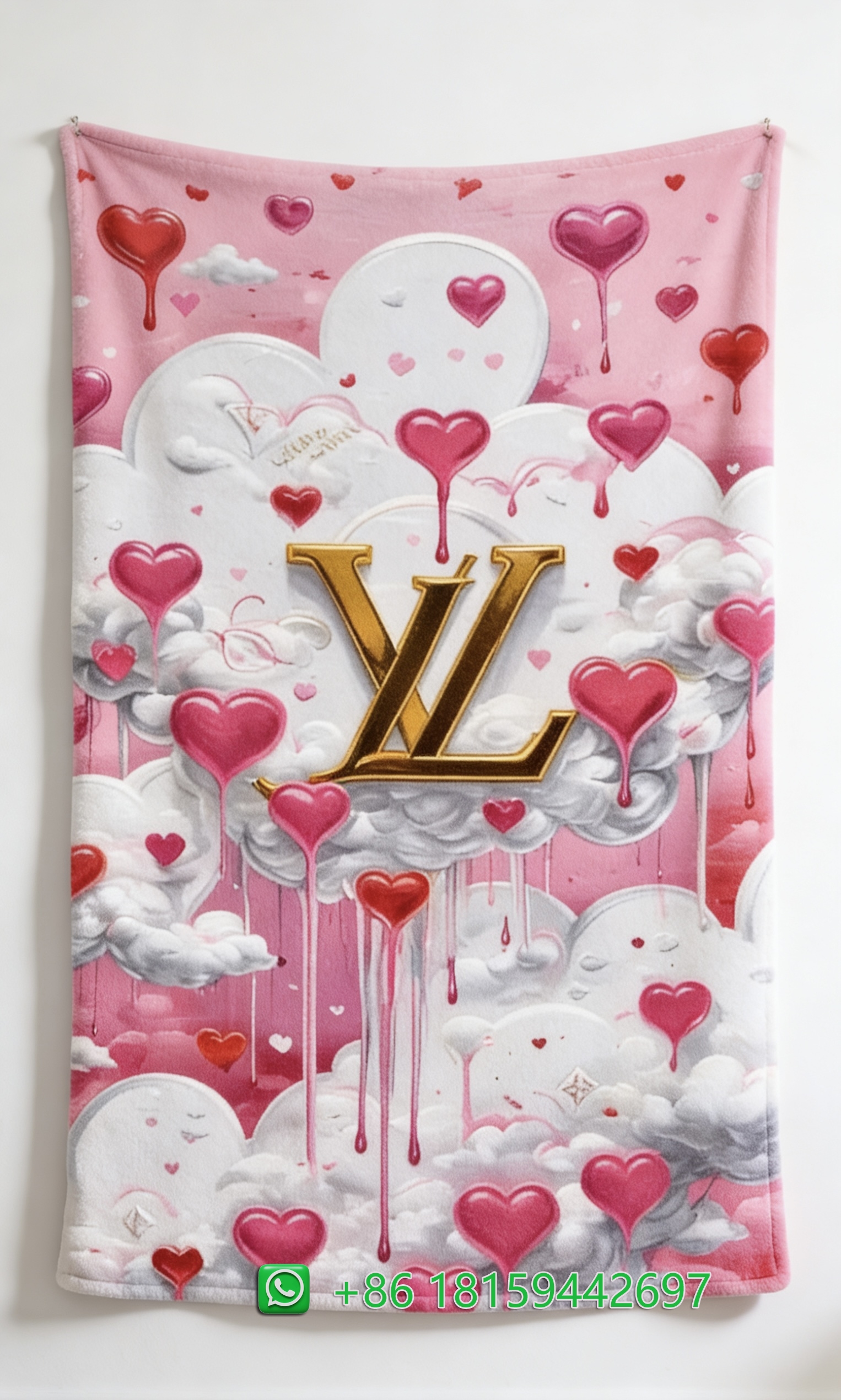 Louis Vuitton Throw Blankets